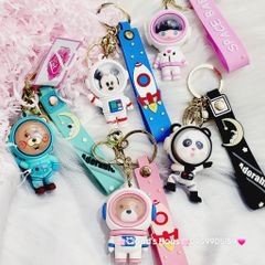 MÓC KHÓA Phi Hành Gia Hoạt Hình Con Thú Space Baby