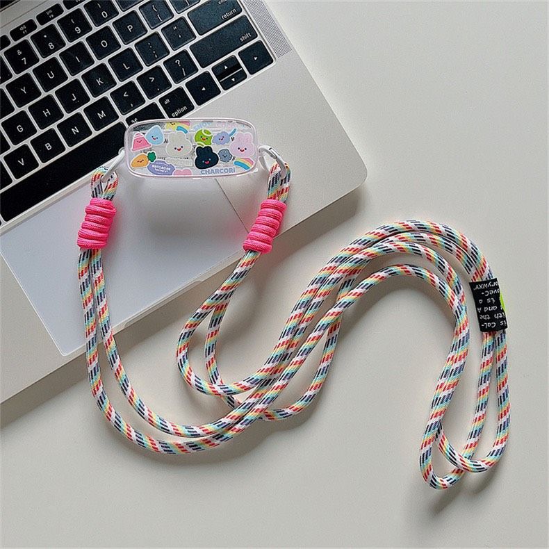 Dây Dù ĐEO chéo kèm thanh KẸP giữ điện thoại hoạt hình kute