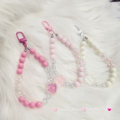 Vòng charm đeo tay hoạt hình kute Ngọc Trai icon Thỏ