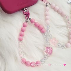 Vòng charm đeo tay hoạt hình kute Ngọc Trai icon Thỏ