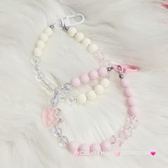 Vòng charm đeo tay hoạt hình kute Ngọc Trai icon Thỏ