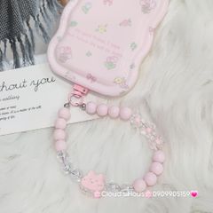 Vòng charm đeo tay hoạt hình kute Ngọc Trai icon Thỏ