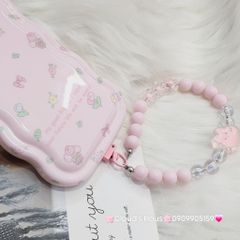 Vòng charm đeo tay hoạt hình kute Ngọc Trai icon Thỏ