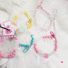 Vòng charm đeo tay hoạt hình kute Ngọc Trai icon Thỏ