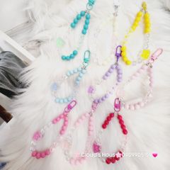 Vòng charm đeo tay hoạt hình kute Ngọc Trai icon Thỏ