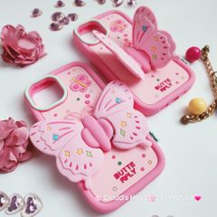 Case Ốp điện thoại iPhone Su Dẻo Con Bướm BUTTERFLY Chống dựng iPhone 11/12/13/14/15/Pro/Promax