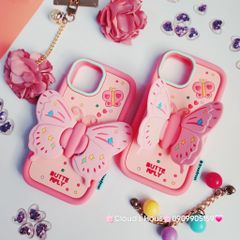 Case Ốp điện thoại iPhone Su Dẻo Con Bướm BUTTERFLY Chống dựng iPhone 11/12/13/14/15/Pro/Promax
