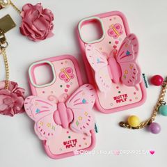 Case Ốp điện thoại iPhone Su Dẻo Con Bướm BUTTERFLY Chống dựng iPhone 11/12/13/14/15/Pro/Promax