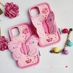 Case Ốp điện thoại iPhone Su Dẻo Con Bướm BUTTERFLY Chống dựng iPhone 11/12/13/14/15/Pro/Promax
