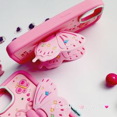 Case Ốp điện thoại iPhone Su Dẻo Con Bướm BUTTERFLY Chống dựng iPhone 11/12/13/14/15/Pro/Promax