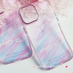 Case Ốp điện thoại iPhone Trong nhám nút nổi viền nhôm hoa Cúc Nice iPhone 11/12/13/14/Pro/Promax