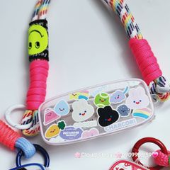 Dây Dù ĐEO chéo kèm thanh KẸP giữ điện thoại hoạt hình kute