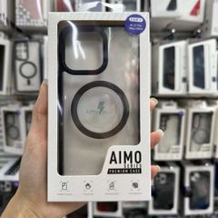 Case Ốp điện thoại iPhone Trong Magsafe AIMO Chính Hãng DUX iPhone 11/12/13/14/15/Plus/Pro/Promax