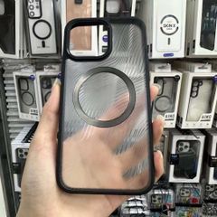 Case Ốp điện thoại iPhone Trong Magsafe AIMO Chính Hãng DUX iPhone 11/12/13/14/15/Plus/Pro/Promax