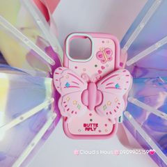 Case Ốp điện thoại iPhone Su Dẻo Con Bướm BUTTERFLY Chống dựng iPhone 11/12/13/14/15/Pro/Promax