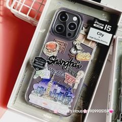 Case Ốp điện thoại iPhone Switcheasy Chính Hãng Trong Stickers Du Lịch iPhone 15Promax