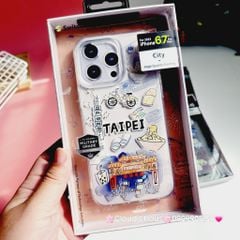Case Ốp điện thoại iPhone Switcheasy Chính Hãng Trong Stickers Du Lịch iPhone 15Promax