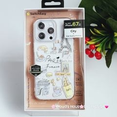 Case Ốp điện thoại iPhone Switcheasy Chính Hãng Trong Stickers Du Lịch iPhone 15Promax