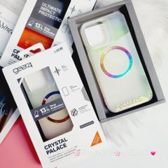 Case Ốp điện thoại iPhone Gear4 Trong nhám Magsafe hologram iPhone 15Promax