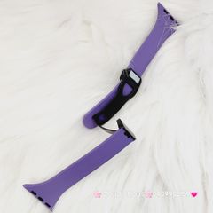 Dây Apple Watch Silicone Basic chống bẩn có mắc cài hít nam châm ( bản nhỏ)