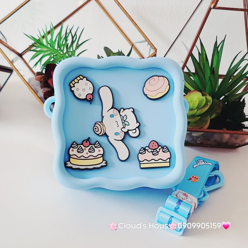 TÚI ĐEO CHÉO Silicone Hoạt Hình Sanrio Chính hãng