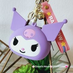 Bóp Móc Khóa Silicone Hoạt Hình Sanrio