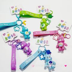 Móc Khóa Gấu Biểu Cảm Cầu Vồng Care Bear