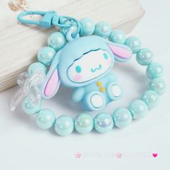 Vòng charm đeo điện thoại Ngọc trai Nơ trong Charm Hoạt hình