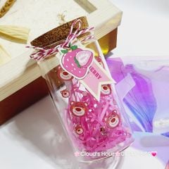 Lọ điều ước trang trí Gấu Dâu Lotso có đèn