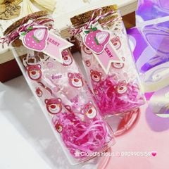 Lọ điều ước trang trí Gấu Dâu Lotso có đèn
