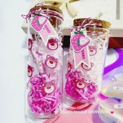 Lọ điều ước trang trí Gấu Dâu Lotso có đèn