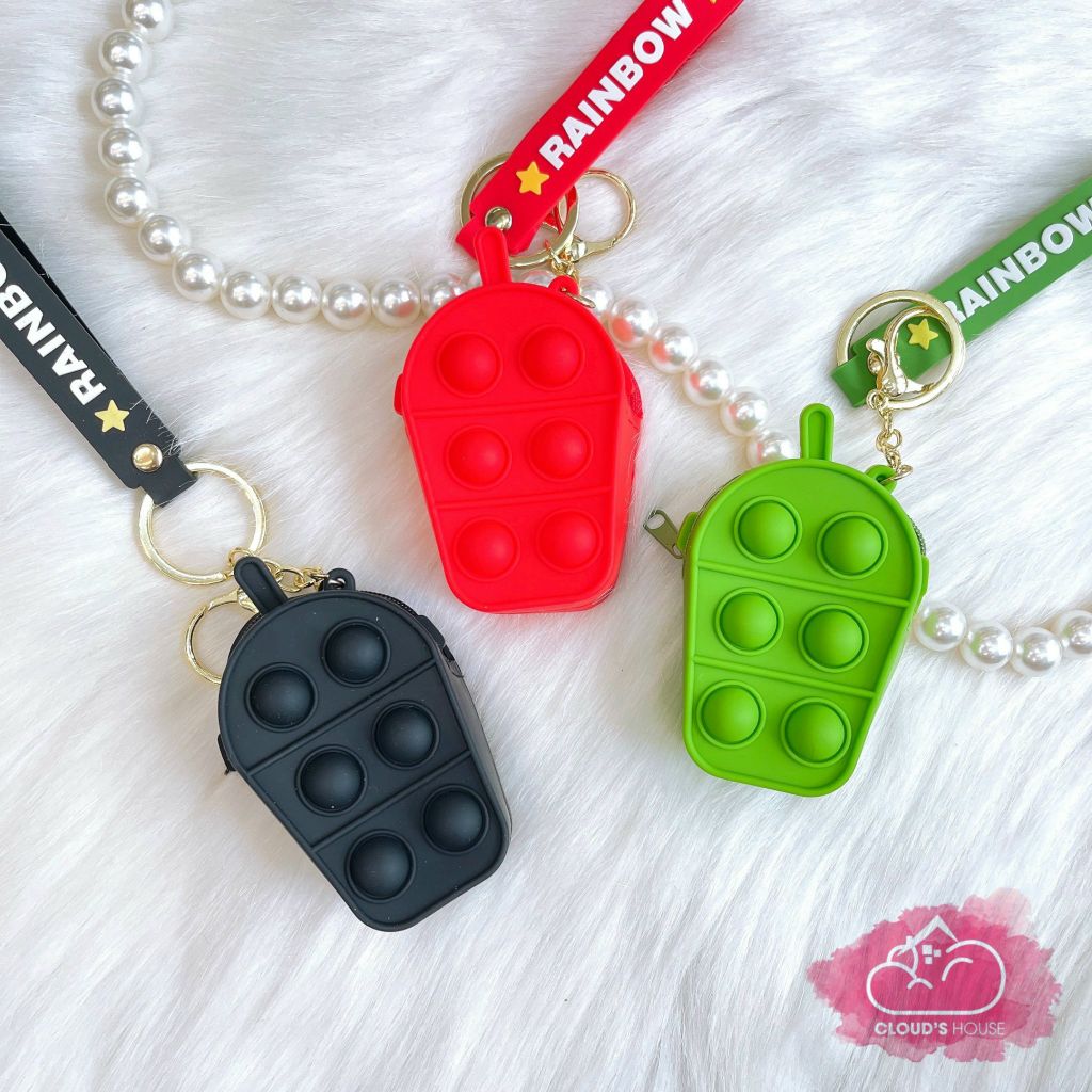 Bóp móc khóa Silicone