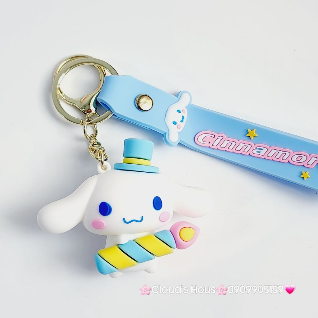 Móc Khoá Thỏ Cinnamoroll Ăn tiệc