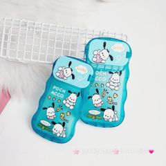 Case Ốp điện thoại iPhone Snoopy Xanh viền gợn sóng bảo vệ cam chống dựng iPhone 14/14Promax