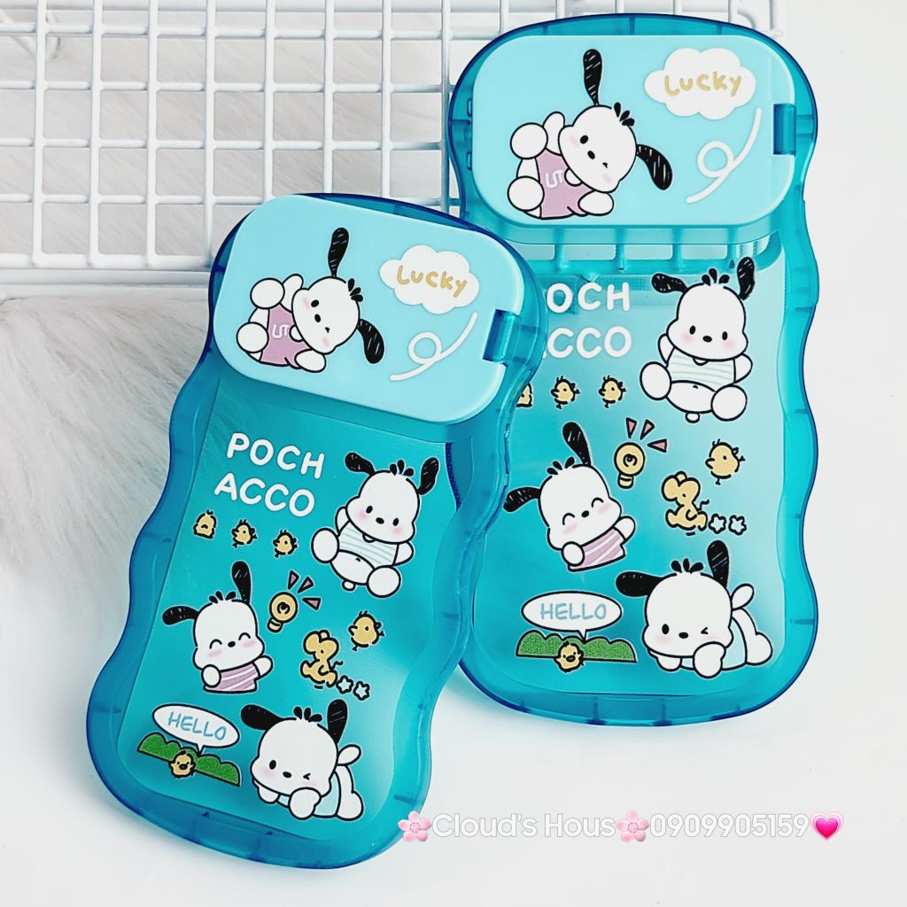 Case Ốp điện thoại iPhone Snoopy Xanh viền gợn sóng bảo vệ cam chống dựng iPhone 14/14Promax