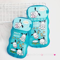 Case Ốp điện thoại iPhone Snoopy Xanh viền gợn sóng bảo vệ cam chống dựng iPhone 14/14Promax