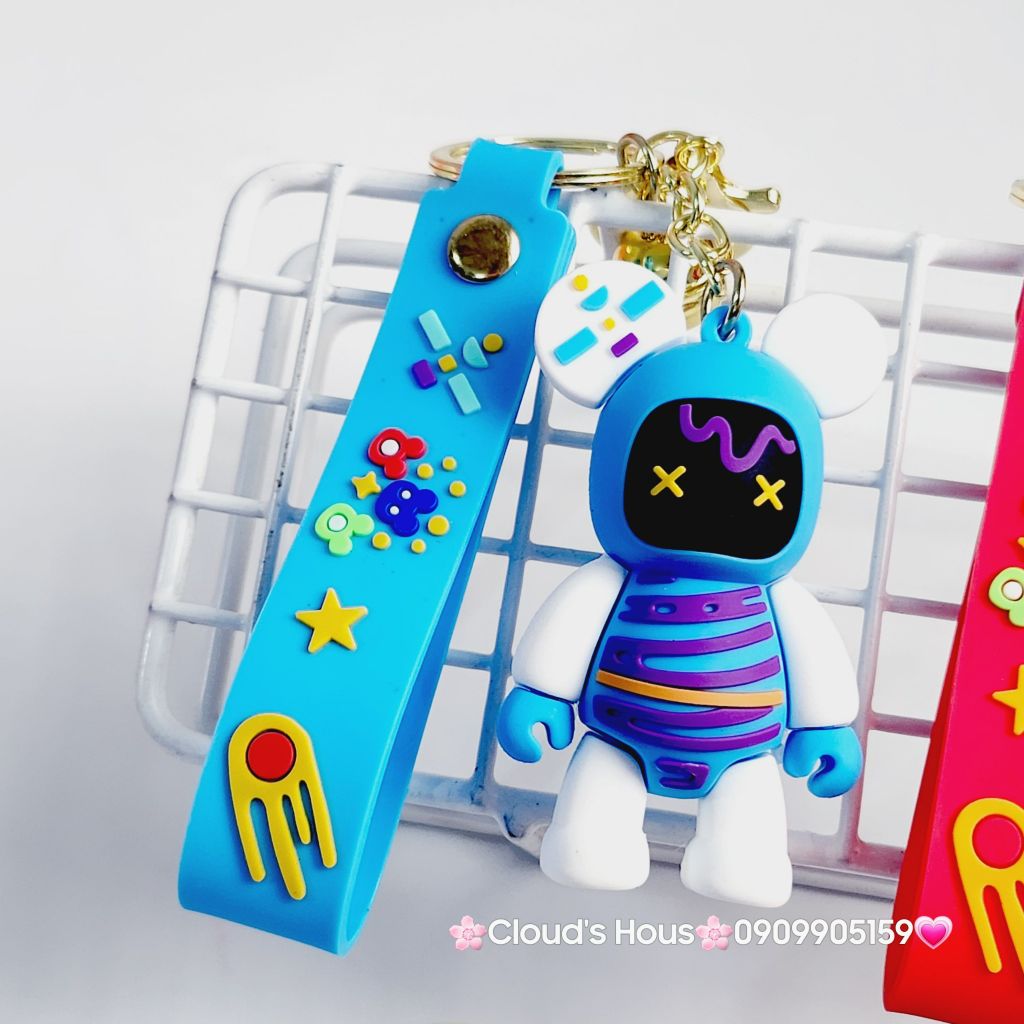 Móc Khoá Bearbrick Ngầu nhiều màu