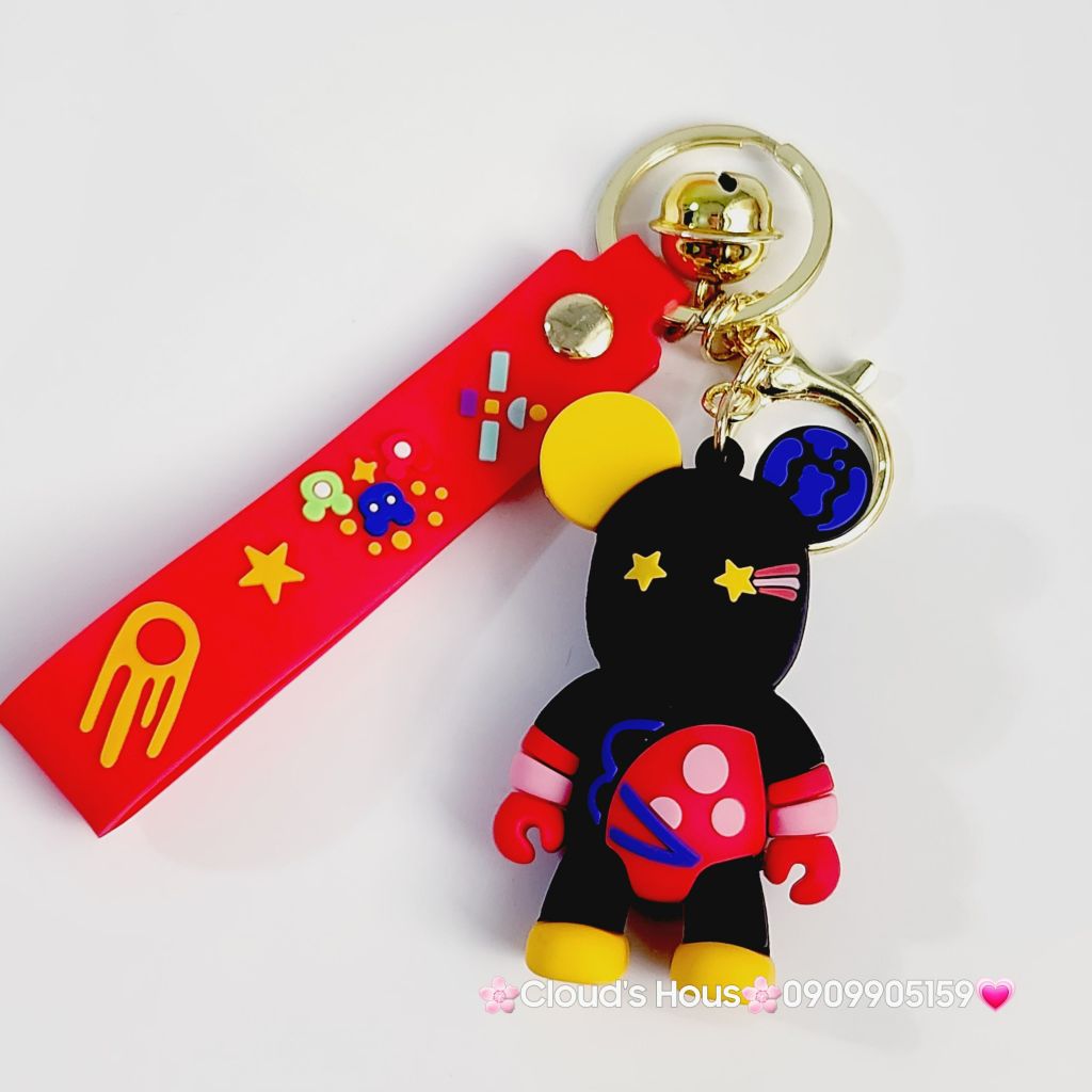 Móc Khoá Bearbrick Ngầu nhiều màu
