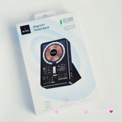 POWERBANK - Sạc dự phòng Chính hãng WIWU Magsafe Trong suốt 22.5W 10000mAh