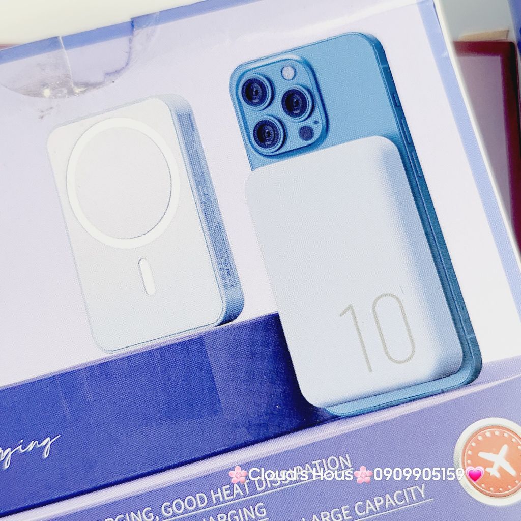 POWERBANK - SẠC DỰ PHÒNG REMAX RPP-65 MAGSAFE 20w 10000mah Hỗ Trợ Sạc Không Dây Dòng 15w Phù Hợp Cho Các Điện Thoại