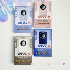 POWERBANK - SẠC DỰ PHÒNG REMAX RPP-65 MAGSAFE 20w 10000mah Hỗ Trợ Sạc Không Dây Dòng 15w Phù Hợp Cho Các Điện Thoại