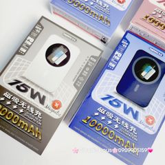 POWERBANK - SẠC DỰ PHÒNG REMAX RPP-65 MAGSAFE 20w 10000mah Hỗ Trợ Sạc Không Dây Dòng 15w Phù Hợp Cho Các Điện Thoại