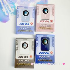 POWERBANK - SẠC DỰ PHÒNG REMAX RPP-65 MAGSAFE 20w 10000mah Hỗ Trợ Sạc Không Dây Dòng 15w Phù Hợp Cho Các Điện Thoại