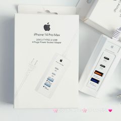 Ổ CẮM Thông Minh Đa Năng Chính hãng Apple 20W 4 Plugs Power Socket Adaper