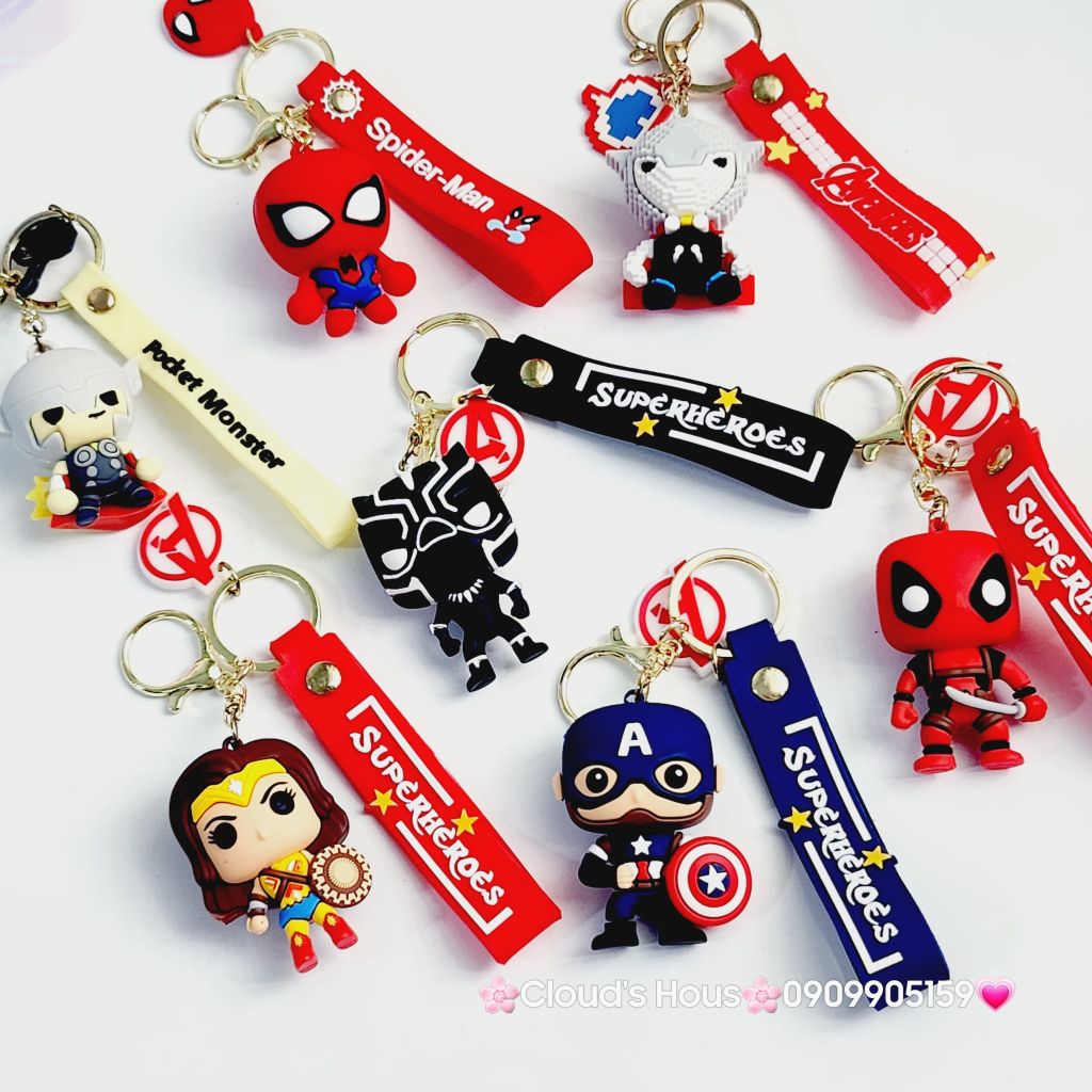MÓC KHÓA MARVEL SIÊU ANH HÙNG Super Heroes