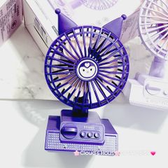 Mini Fan - Quạt Để Bàn Kuromi Mini ( 2 màu)