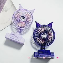 Mini Fan - Quạt Để Bàn Kuromi Mini ( 2 màu)