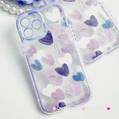 Case Ốp điện thoại iPhone Phao Tim Trong Chống Shock iPhone 11/12/13/14/15/Pro/Promax