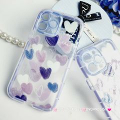 Case Ốp điện thoại iPhone Phao Tim Trong Chống Shock iPhone 11/12/13/14/15/Pro/Promax