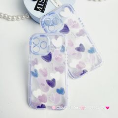 Case Ốp điện thoại iPhone Phao Tim Trong Chống Shock iPhone 11/12/13/14/15/Pro/Promax